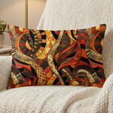 Golden Threads Lumbar  & Throw Pillow  thumbnail 8