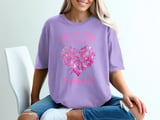 Pickleball Comfort Colors Shirt, Just A Girl Who Loves Pickleball, Cute Pink Heart Vintage Graphic Tee thumbnail 9