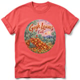 Gogh Leaves ~ Comfort Colors Premium Tee thumbnail 3
