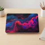 Neon Liquid Swirl MacBook Case thumbnail 3