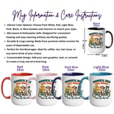 Dogs Bike Parade Digital Mug Wrap thumbnail 3