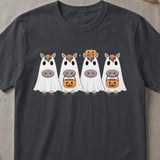 Ghost Horses Halloween Tee thumbnail 1