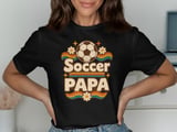 Retro Soccer Papa Tee or Sweatshirt thumbnail 9