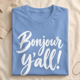 Bonjour Y'all Graphic T-Shirt thumbnail 7