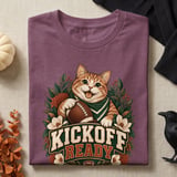 Kickoff Ready Football Cat Tee or Sweatshirt thumbnail 9