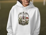Poisonous Plants Hoodie, Skull Botanical Sweatshirt, Dark Academia All Plants Are Edible Tee, Witchy Gothic Garden Tshirt Gift thumbnail 3