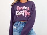 Here for a Ghoul Time Tee or Sweatshirt thumbnail 15