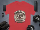 Pittie Papa Rescue Dad Tee thumbnail 12