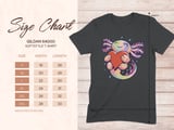 Cute Axolotl Heart Graphic T-Shirt thumbnail 14