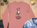 Proud Pit Bull Mom Long Sleeve Tee thumbnail 4