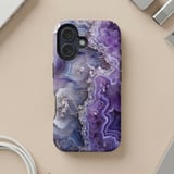 Purple Amethyst Geode MagSafe® Phone Case thumbnail 5