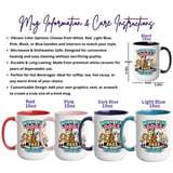 Whimsical Dogs Jazz Digital Mug Wrap thumbnail 3