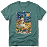 Gogh Snowman ~ Comfort Colors Premium Tee thumbnail 8