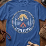 I Hate People Camping T-Shirt thumbnail 5