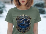 US Air Force T-Shirt, Patriotic Military Veteran Gift, F-22 F-35 B-2 MQ-9 Aviation Enthusiast Tee, American Airman USAF Shirt thumbnail 3