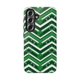 Football Tote Bag: Green Chevron, Sporty Phone Case, Repeating Pattern thumbnail 8