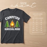 Campfire Survival Mode T-Shirt thumbnail 2