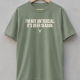 Not Antisocial Deer Season Tee thumbnail 5