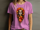 Floral Sugar Skull Catrina Tee thumbnail 9