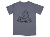 Mindful Cairn & Cactus T-Shirt thumbnail 2