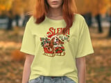 Sleigh All Day Basset Hound Tee thumbnail 6