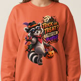 Trick or Treat Randy the Raccoon Sweatshirt thumbnail 17