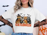 Purr-fectly Spooky Catloween Crew T-Shirt thumbnail 2