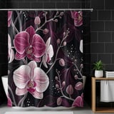 Orchid Tumbler Design, Floral Digital Paper, Watercolor Flower Background, Printable Tumbler Png, Junk Journal Paper, Digital Scrapbooking thumbnail 10