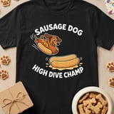Sausage Dog High Dive Champ Tee thumbnail 1
