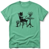 Cozy Bookish Cat Tee thumbnail 19