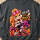 Pumpkin Spice Sally the Squirrel Sweatshirt thumbnail 1