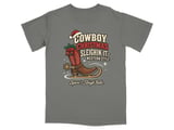 Cowboy Christmas Sleighin It Tee thumbnail 1