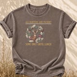 Patient Hunters Until Lunch Tee thumbnail 3