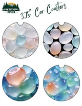40oz Tumbler Sublimation Wrap, Pastel Pebbles Digital Design, Seamless Distressed Tapered Pattern, Tumbler Template, DIY Tumbler Wrap thumbnail 7