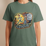 Light Travels Faster Than Sound Funny T-Shirt | Witty Sarcastic Quote Tee | Bright People Meme Humor Graphic Shirt thumbnail 3