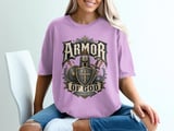 Armor of God T-Shirt | Ephesians 6:11 Quote Tee | Christian Faith Apparel Gift | Medieval Knight Warrior Religious Shirt | Vintage thumbnail 6