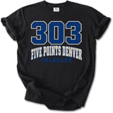 303 Five Points Denver CO Tee thumbnail 8