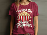 Pretend I'm Movie Popcorn Tee thumbnail 4