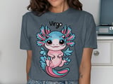 Virgo Axolotl Zodiac T-Shirt thumbnail 11