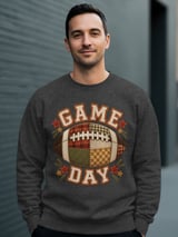 Patchwork Game Day Football Tee or Sweatshirt thumbnail 20