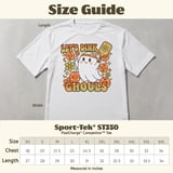 Pickleball Sport-Tek Performance Tee, Let's Dink Ghouls, Spooky Retro Fall Open Play Court Apparel thumbnail 12