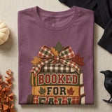 Booked for Fall Tee or Sweatshirt, Faux Patchwork Design thumbnail 21
