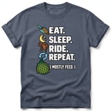 Eat Sleep Ride Repeat Tee thumbnail 4