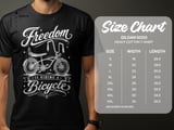 Freedom Is Riding a Bicycle | Lowrider Bike T-Shirt thumbnail 15