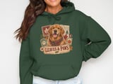 Golden Retriever Fall Sweatshirt, Leaves and Paws Vintage Dog Hoodie, Autumn Dog Mom Crewneck, Cozy Pumpkin Pet Lover Tote Bag Gift thumbnail 9