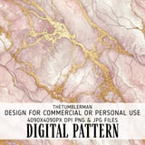 Rose Gold Marble Tumbler, Digital Paper, Floral Backgrounds, Scrapbook Paper, Junk Journal, Tumbler PNG, Printable Paper thumbnail 13