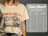 Bunco Girls Let 'Em Roll Groovy T-Shirt thumbnail 5
