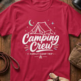 Camping Crew Family Camp Trip Tee thumbnail 4