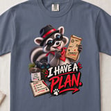 I Have A Plan Raccoon Tee thumbnail 4