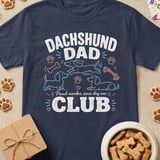 Dachshund Dad Club Tee thumbnail 3